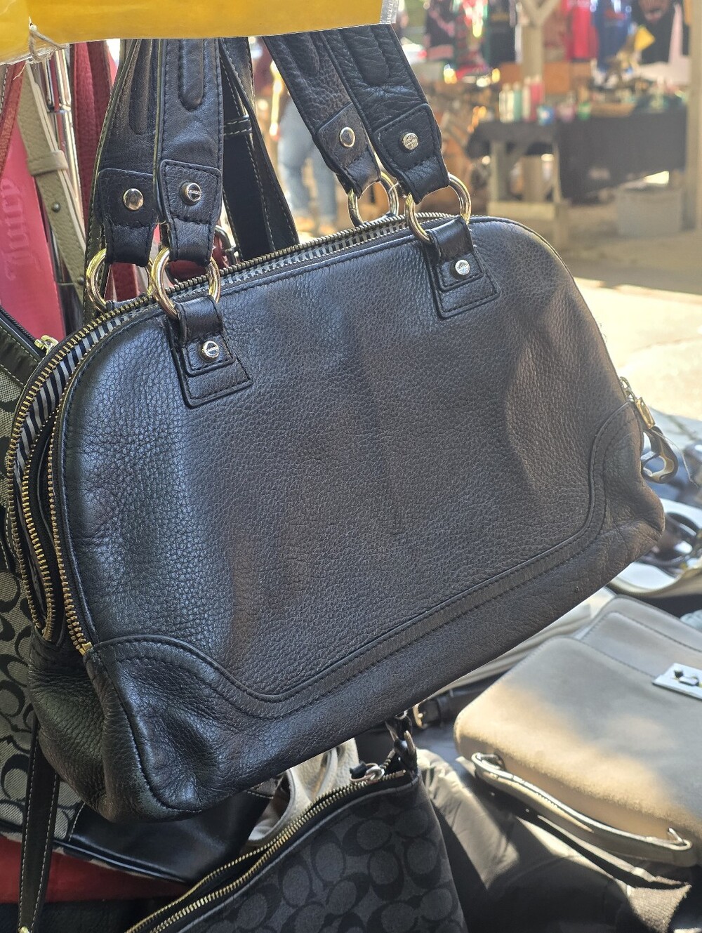 Danier Black Leather Women’s Satchel Bag